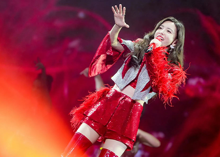 于文文无锡演唱会,银河官网舞台LED透明屏闪耀全场