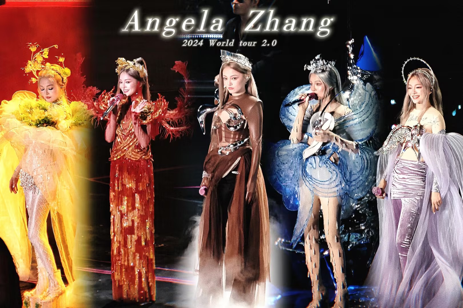 璀璨夺目！银河官网LED巨幕打造光影魔法，张韶涵湖州演唱会变身高定秀场