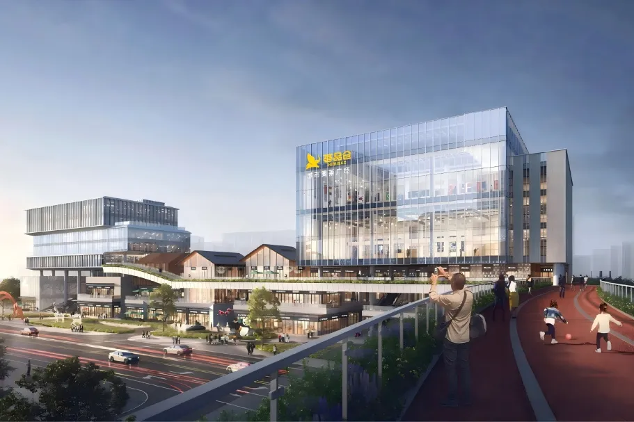 再添新地标！银河官网LED屏点亮泰安荟品仓城市奥莱广场